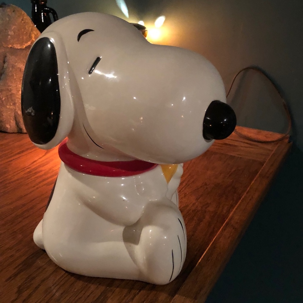 Snoopy cookie jar